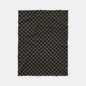 エレガントモダン金ゴールド | フリースブランケット (正面)