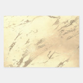 エレガントモダン金ゴールド ラッピングペーパーシート (正面3)