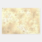 エレガントモダン金ゴールド ラッピングペーパーシート (正面)
