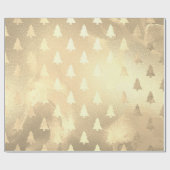 エレガントモダン金ゴールド ラッピングペーパー (フラット)