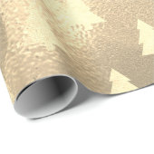 エレガントモダン金ゴールド ラッピングペーパー (ロールコーナー)