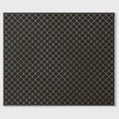 エレガントモダン金ゴールド | ラッピングペーパー (フラット)