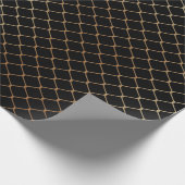 エレガントモダン金ゴールド | ラッピングペーパー (角)