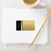 エレガントモダン金ゴールド ラベル (インサイチュ)