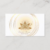 エレガントモダン金ゴールド 名刺 (正面)