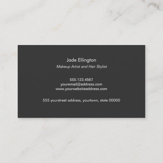 エレガントモダン金ゴールド、黒とピンクの幾何学的 名刺 (裏面)