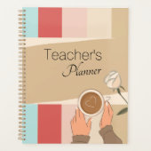 エレガントモダン頭が切れる型先生プランナー プランナー手帳 (正面)