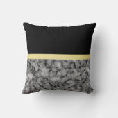 エレガントモダン黒金ゴールド クッション (裏面)