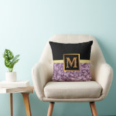 エレガントモダン黒金ゴールド クッション (椅子)