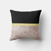 エレガントモダン黒金ゴールド クッション (裏面)