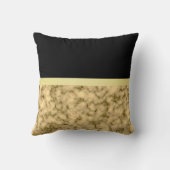 エレガントモダン黒金ゴールド クッション (裏面)