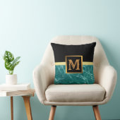 エレガントモダン黒金ゴールド クッション (椅子)