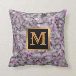 エレガントモダン黒金ゴールド クッション