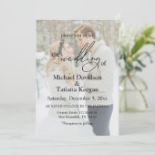 エレガントモダン5結婚枚 招待状 (スタンド正面)