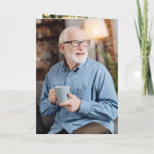 エレガントモダン8写真葬儀/メモリアル サンキューカード (裏面)