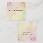 エレガントモダン スクエア名刺 (正面/裏面)