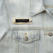 エレガントモダン,フレーム,ストライプ《写真》ぼけ味 名札 (インサイチュ)