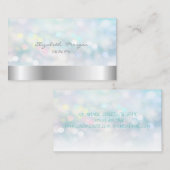 エレガントモダン《写真》ぼけ味 名刺 (正面/裏面)