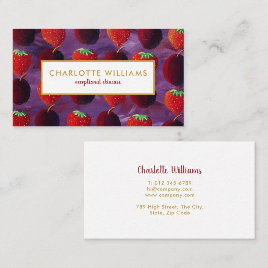 エレガントモダン 名刺 (正面/裏面)