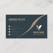 エレガントモダン 名刺 (正面)