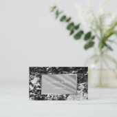 エレガントモダン、大理石、枠 名刺 (スタンド正面)