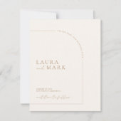 エレガントモダンArch写真の日付の保存 (正面)