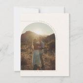 エレガントモダンArch写真の日付の保存 (裏面)