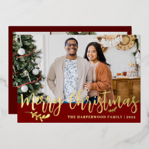 エレガントモダンChristmas Family Photo Collage