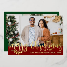 エレガントモダンChristmas Family Photo Collage