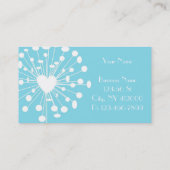 エレガントモダンDandelionマッサージセラピー 名刺 (裏面)