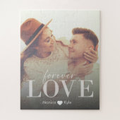 エレガントモダンForever Loveのカスタム写真 ジグソーパズル (縦)
