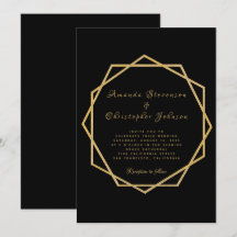 エレガントモダンGeometric結婚の