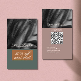 エレガントモダンGreen Brown Photo Hair Studio