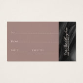 エレガントモダンGreen Brown Photo Hair Studio (裏面)