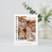 エレガントモダンHappy New Year 4数々の写真 シーズンポストカード (スタンド正面)