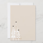 エレガントモダンJoy Photo Evergreen Chrimas Tree シーズンカード (裏面)