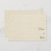 エレガントモダンMonogram Thank サンキューカード (正面/裏面)