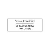 エレガントモダンSans Serif差出人住所 セルフインキングスタンプ (デザイン)