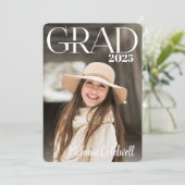 エレガントモダンScript Photo Gradation 案内状 (スタンド正面)