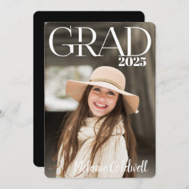 エレガントモダンScript Photo Gradation 案内状