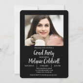 エレガントモダンScript Photo Gradation Party 招待状 (裏面)