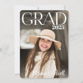 エレガントモダンScript Photo Gradation Party 招待状 (正面)