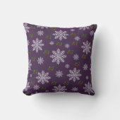 エレガントモダンSeason Snowflakes Christmas クッション (正面)