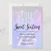 エレガントモダンsweet sixteen 招待状 (正面)