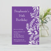 エレガントモダンSweet sixteen 招待状 (スタンド正面)