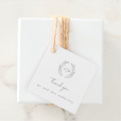 エレガントモノグシンプルラム結婚の感謝 フェイバータグ (インサイチュ)