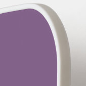 エレガントモノグラムのはっきりしたイニシャルほこりっぽい紫 ピックルボールラケット (左詳細)