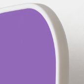 エレガントモノグラムのはっきりしたイニシャルアメジスト ピックルボールラケット (左詳細)