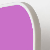 エレガントモノグラムのはっきりしたイニシャルオーキッドパープル ピックルボールラケット (左詳細)