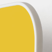 エレガントモノグラムのはっきりしたイニシャルトスカニーイエロー ピックルボールラケット (左詳細)